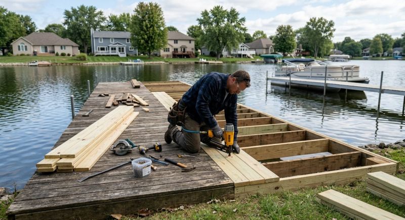 Dock Wood Replacement in Kansas City, KS