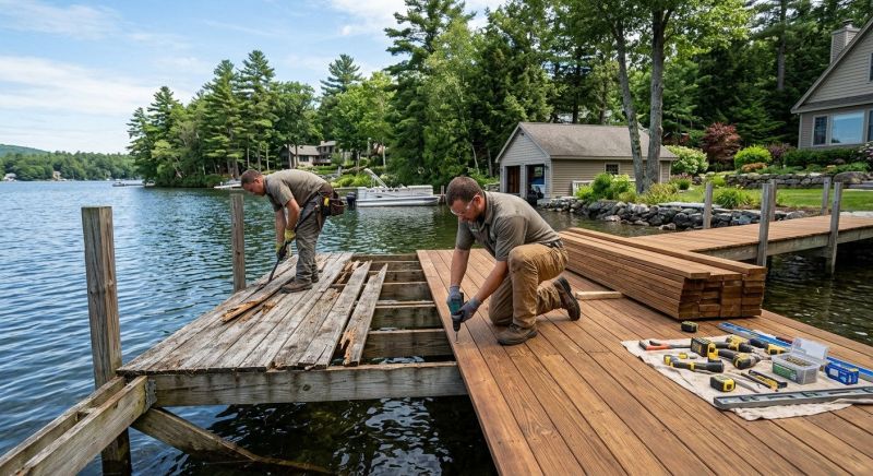 Dock Wood Replacement in Overland Park, KS