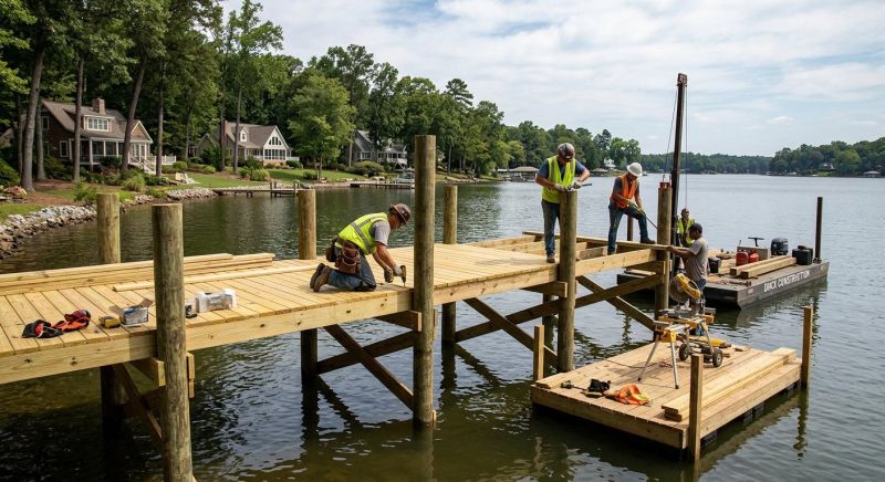 Pond Dock Construction in Littleton, CO