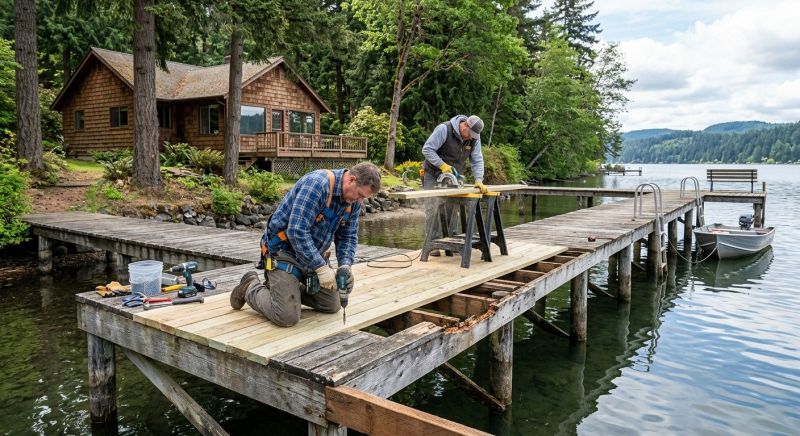 Wood Dock Repair in Denver, CO